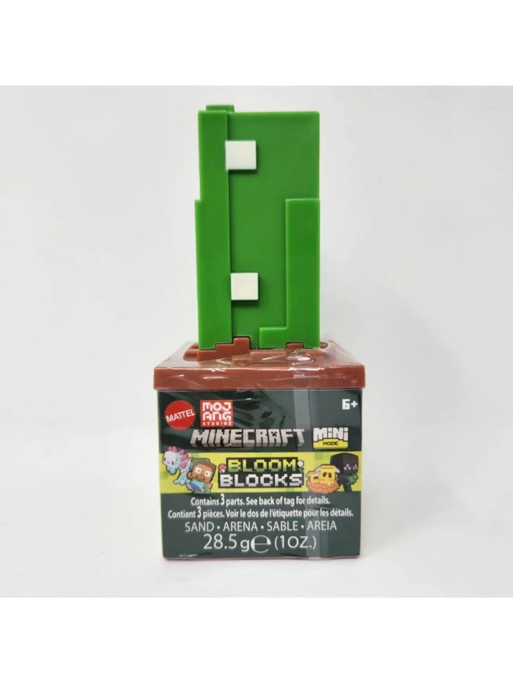 Mattel Minecraft Mini Mode Bloom Blocks cactus Figure, Sealed